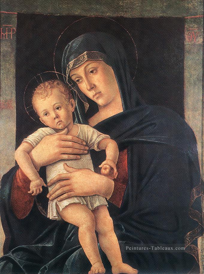 Madonna grecque Renaissance Giovanni Bellini Peintures à l'huile